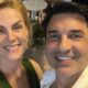 Ana Hickmann e Edu Guedes em Curaçao