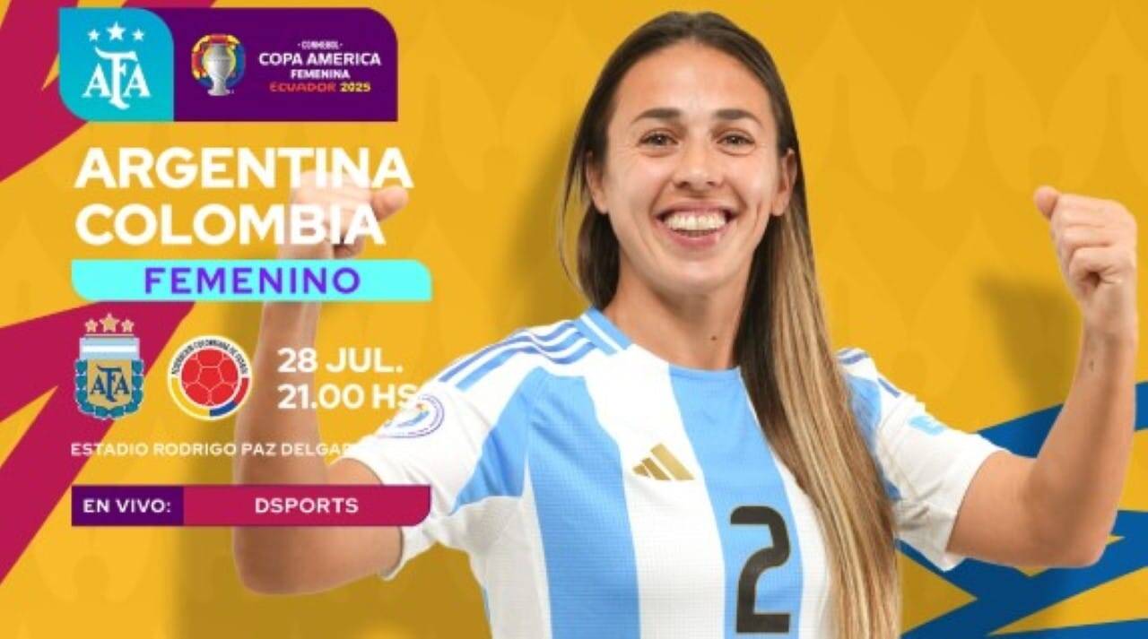 Onde assistir Argentina x Colômbia: semifinal da Copa América Feminina 2025