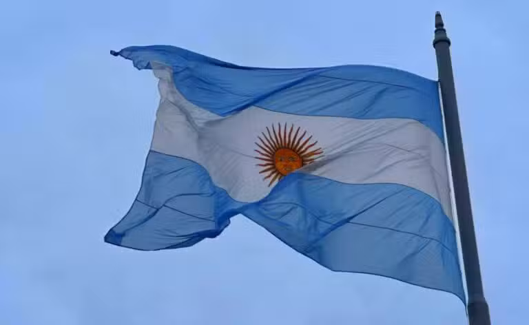 Bandeira Mastro argentina