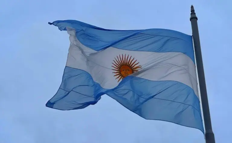 Bandeira Mastro argentina