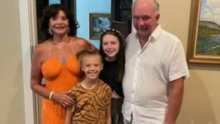 Blair e Brooke Harber com os avós