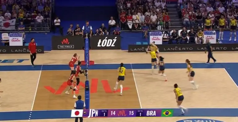 Brasil x Japao volei terceito set