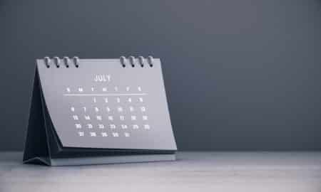 Calendario Julho