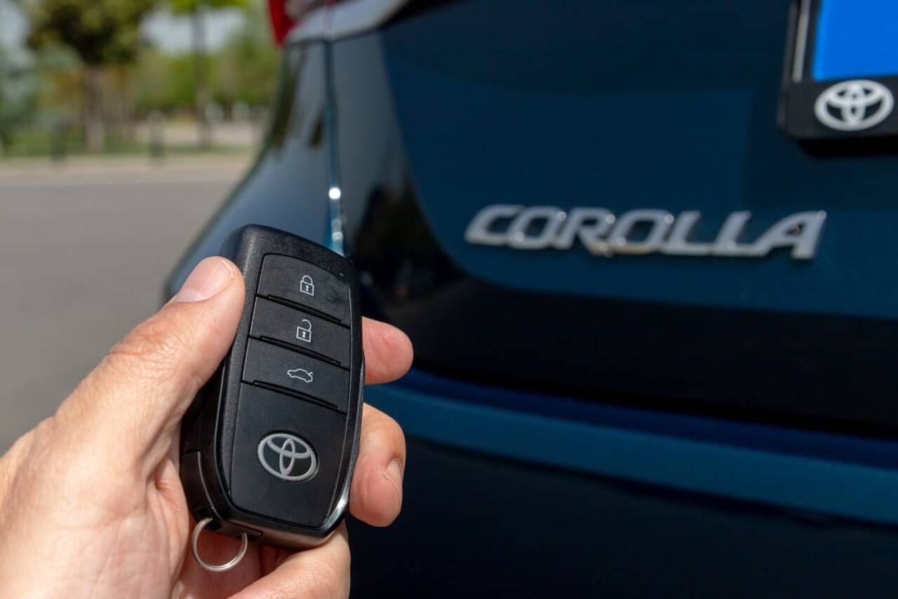 Chave carro Corolla
