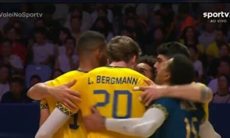 VNL masculino: Brasil equilibra duelo com China nas quartas de final; jogo segue 1×1