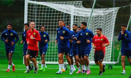 Cristiano Ronaldo e jogadores do Al Nassr