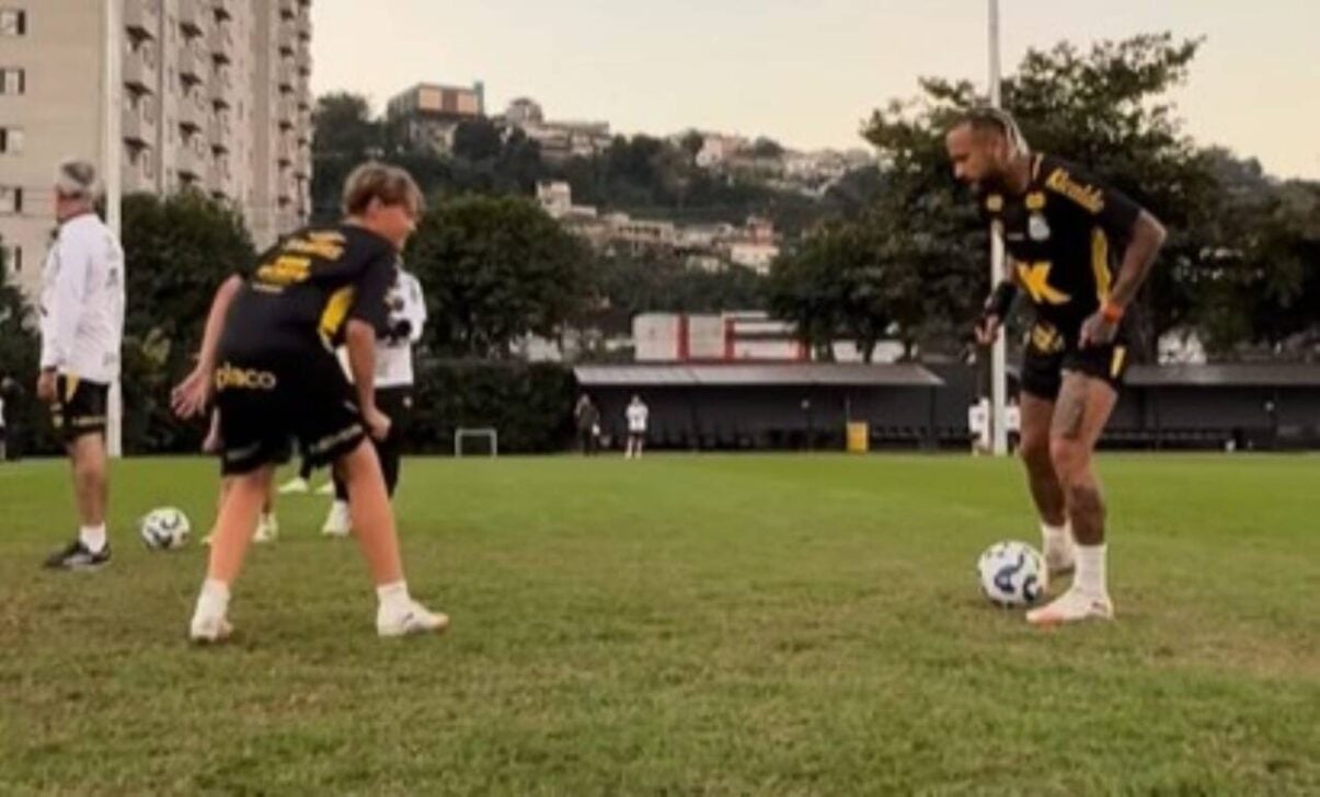 Davi Lucca e Neymar