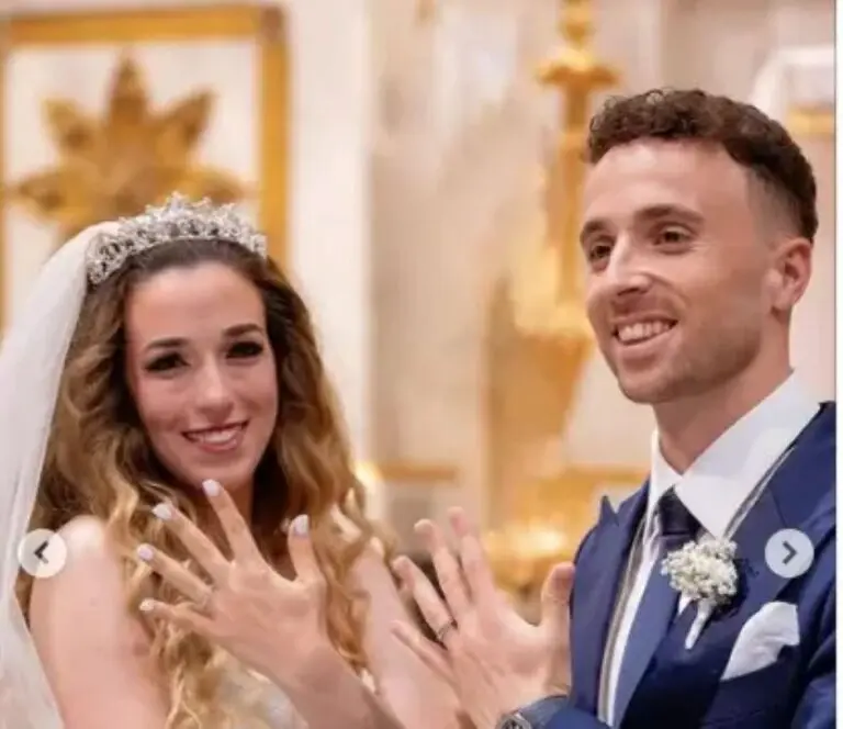 Diogo Jota e sua esposa