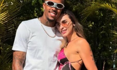 Eder Militao e namorada