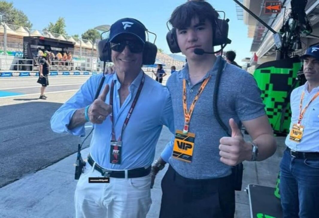Emerson Fittipaldi e o filho Emerson Fittipaldi Jr.