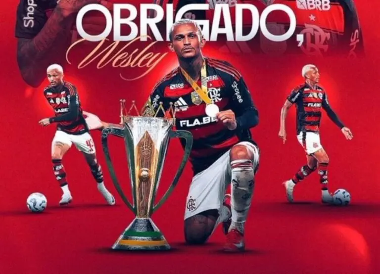 Flamengo agradece Wesley