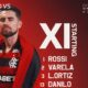 Flamengo escalção confirmada