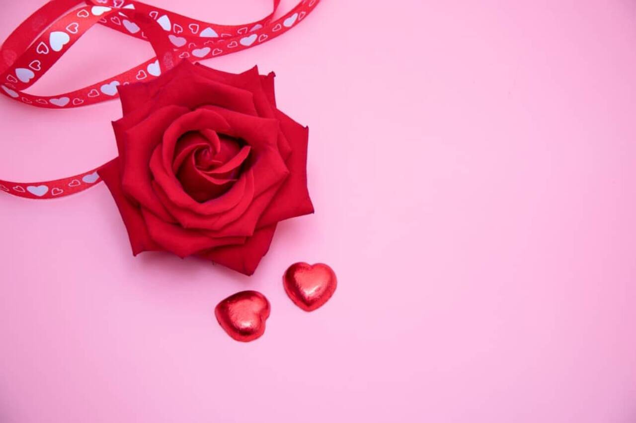 Rosas coração