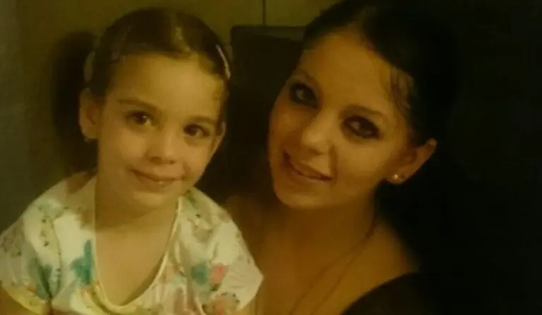 Gabriella Gaspar e a filha