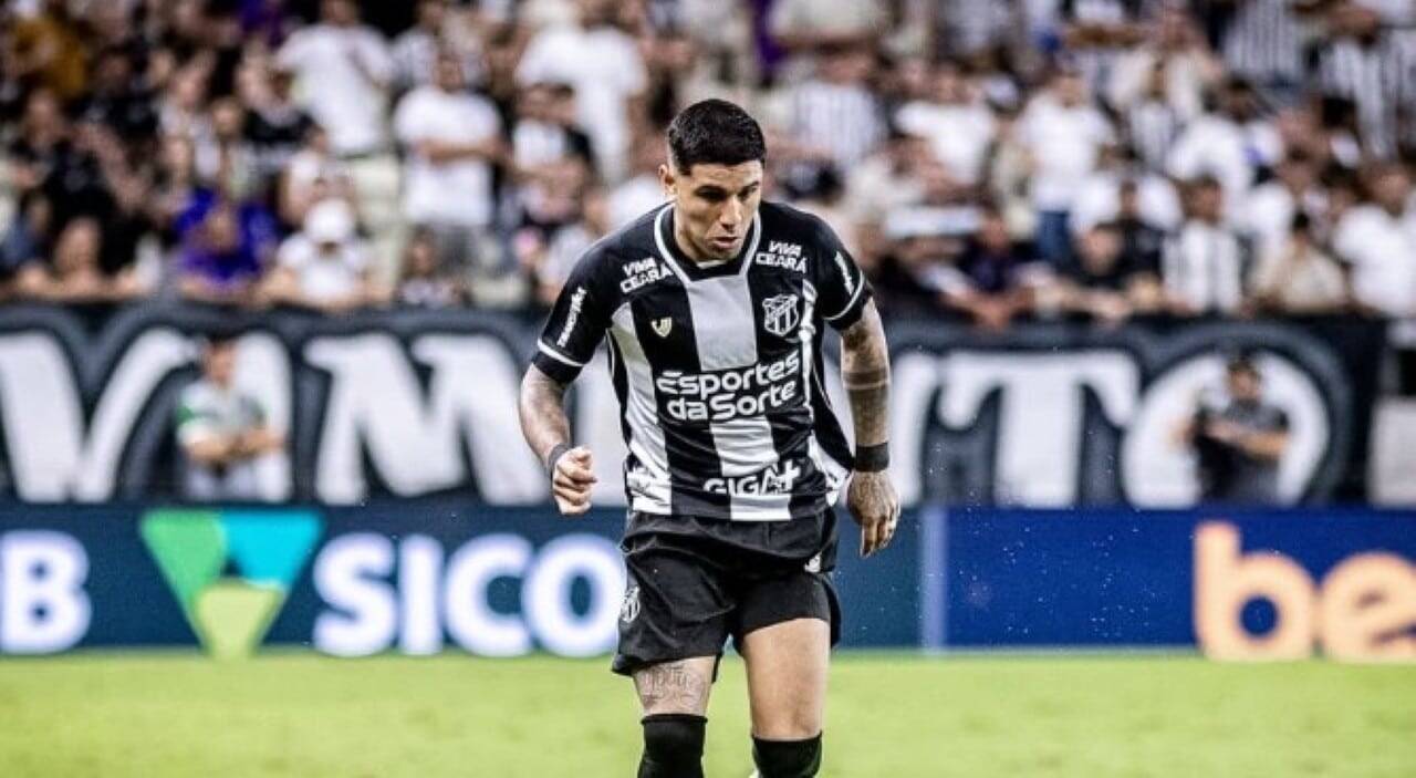 Gol de Galeano garante empate do Ceará no primeiro tempo contra o Cruzeiro