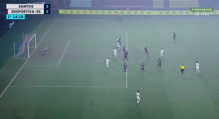 Gol impedido Santos