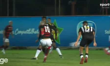 Golaço Matheus Flamengo - Foto: sporTV