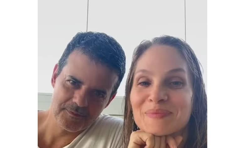Jorge Pontual e Marcele