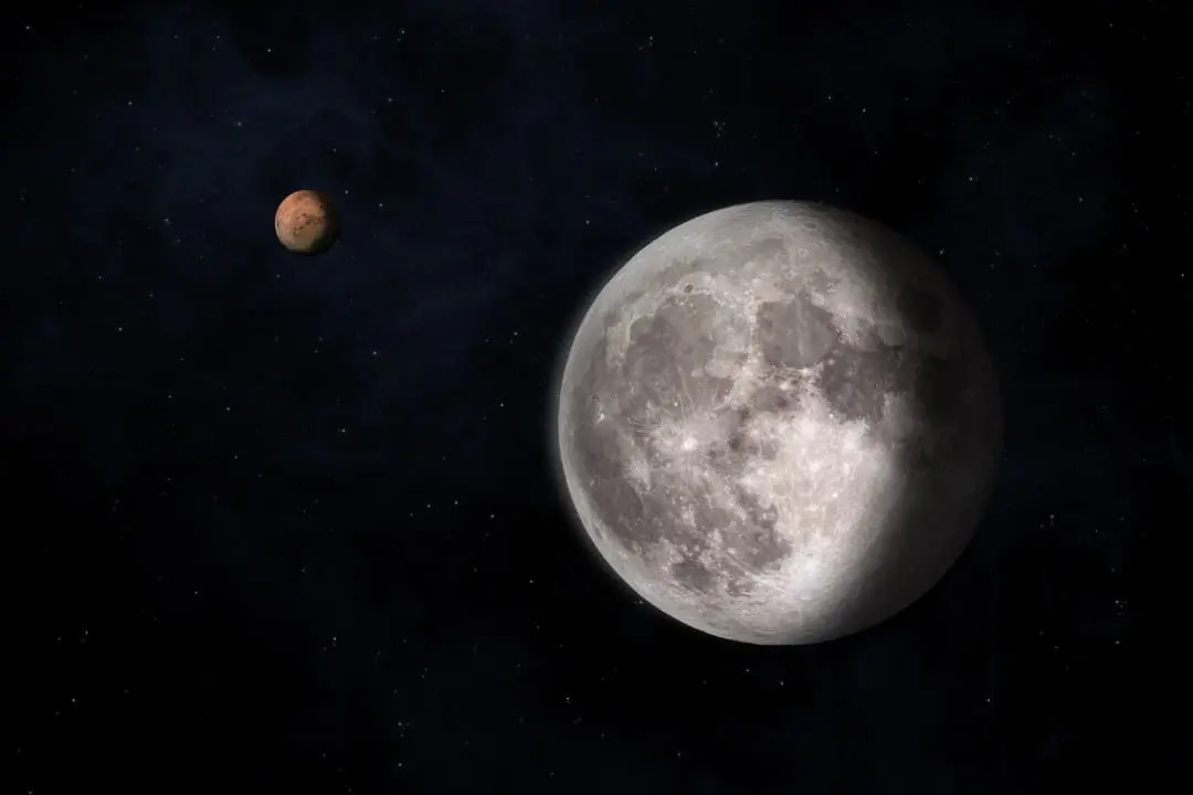 Lua e Marte