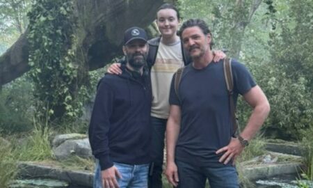 Neil Druckmann, Bella Ramsey e Pedro Pascal