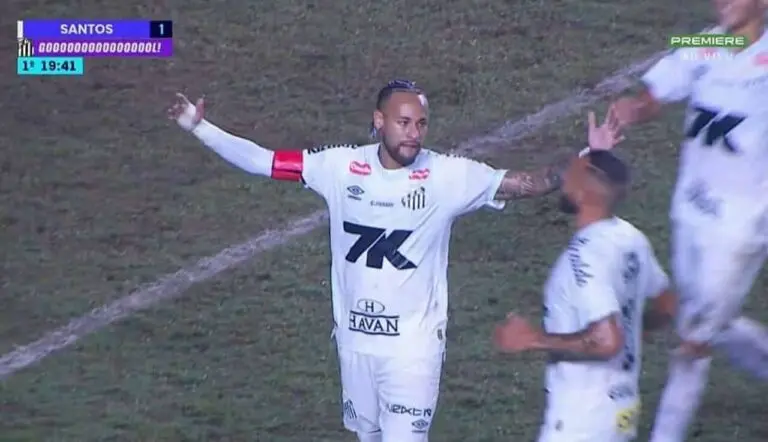 Neymar golaço