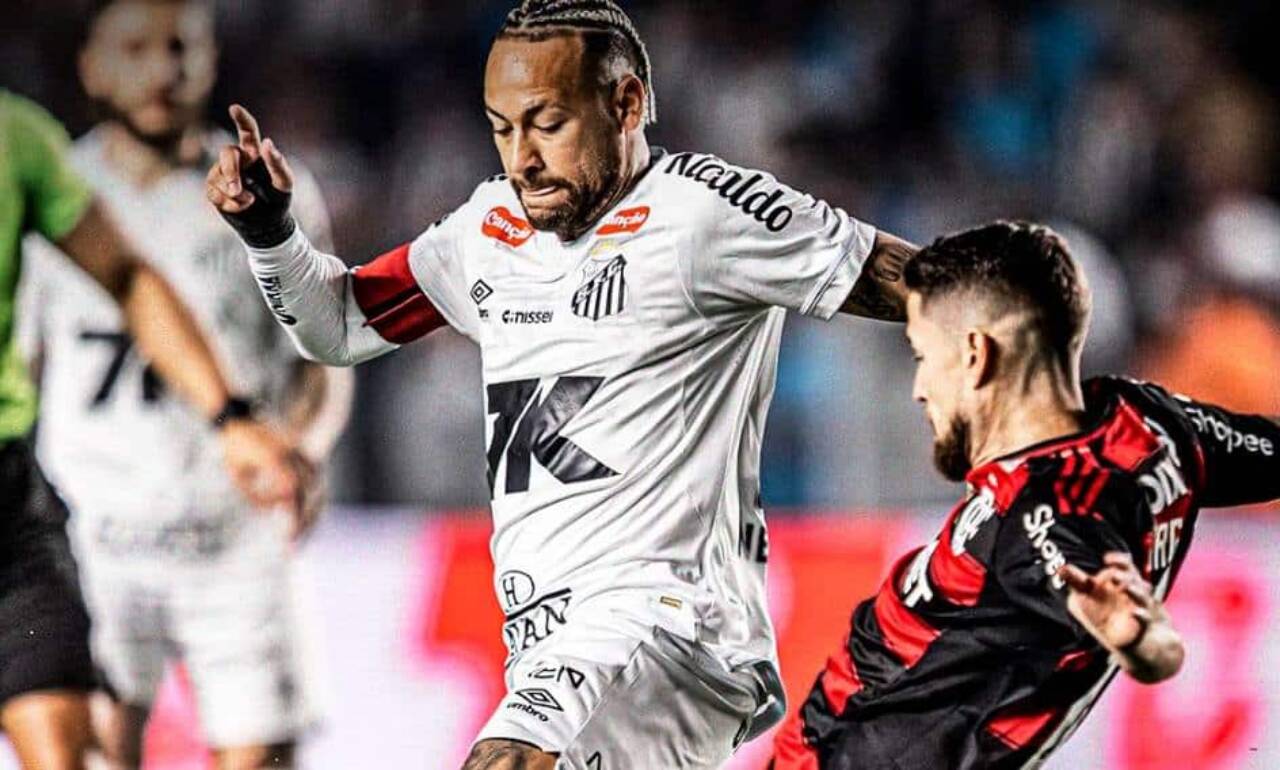 Neymar Santos x Flamengo 16 de julho