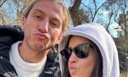 Patricia e Filipe luis
