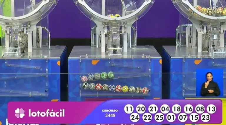 Resultado Lotofácil 3449