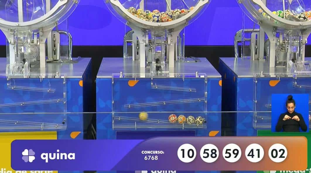 Resultado Quina 6768