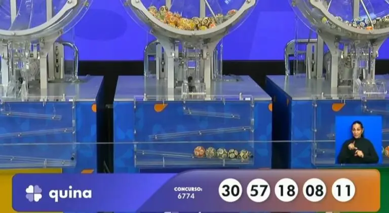 Resultado Quina 6774