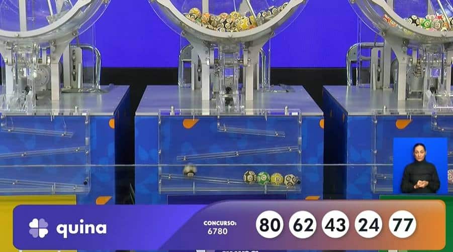 Resultado Quina 6780