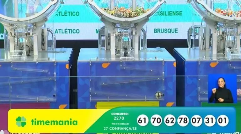 Resultado Timemania 2270