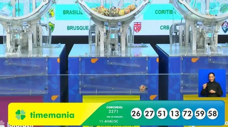 Resultado Timemania 2271