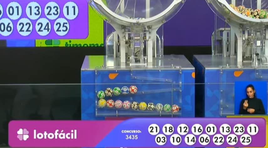 Resultado lotofacil 3435