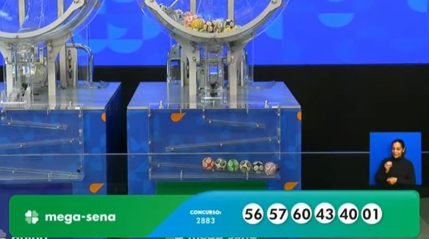 Resultado mega sena 2883