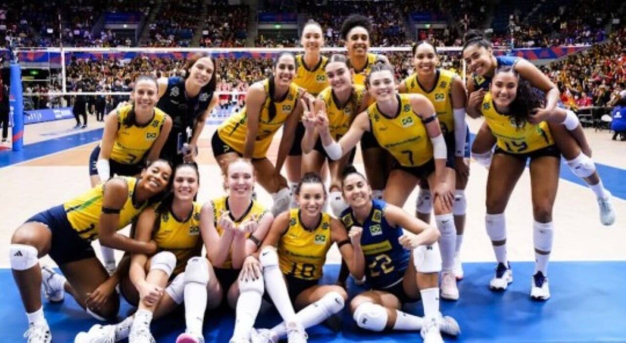Quartas de final da VNL 2025: Brasil enfrenta Alemanha em busca do título