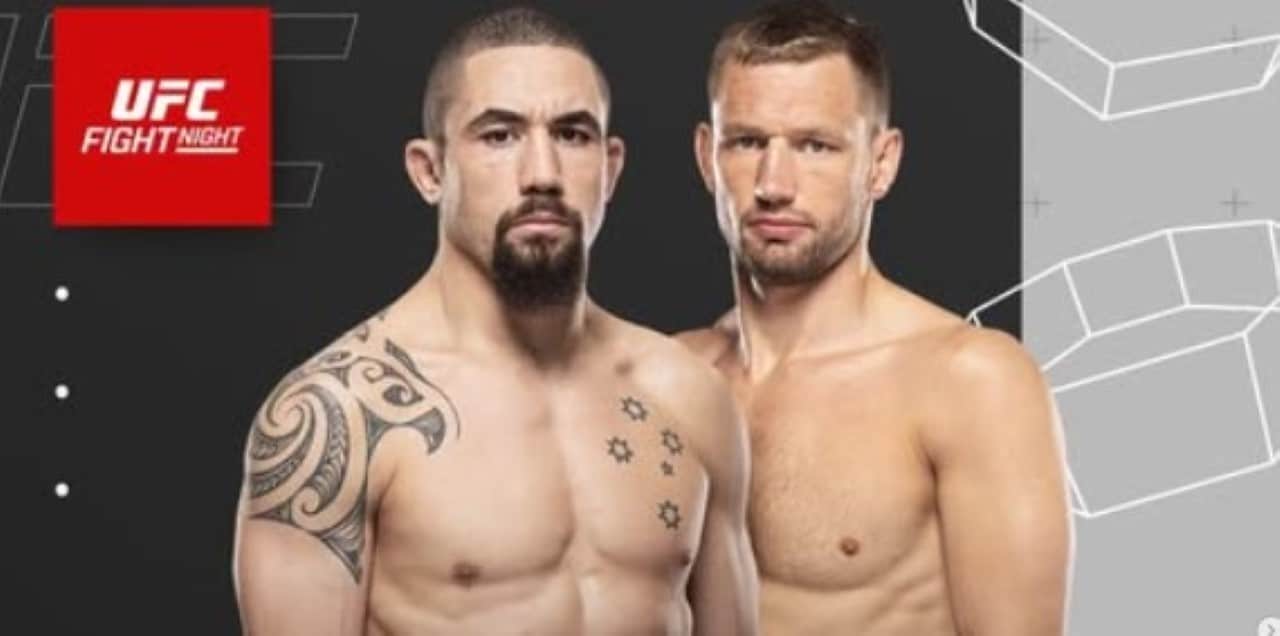 UFC Whittaker vs De Ridder