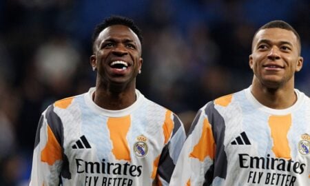 Vinicius Junior e Kylian Mbappe
