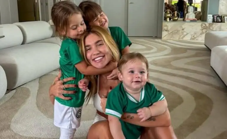 Virginia Fonseca, Maria Alice, Maria Flor e José Leonardo