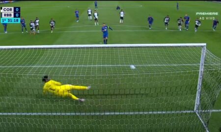 gol de penalti contra o corinthians