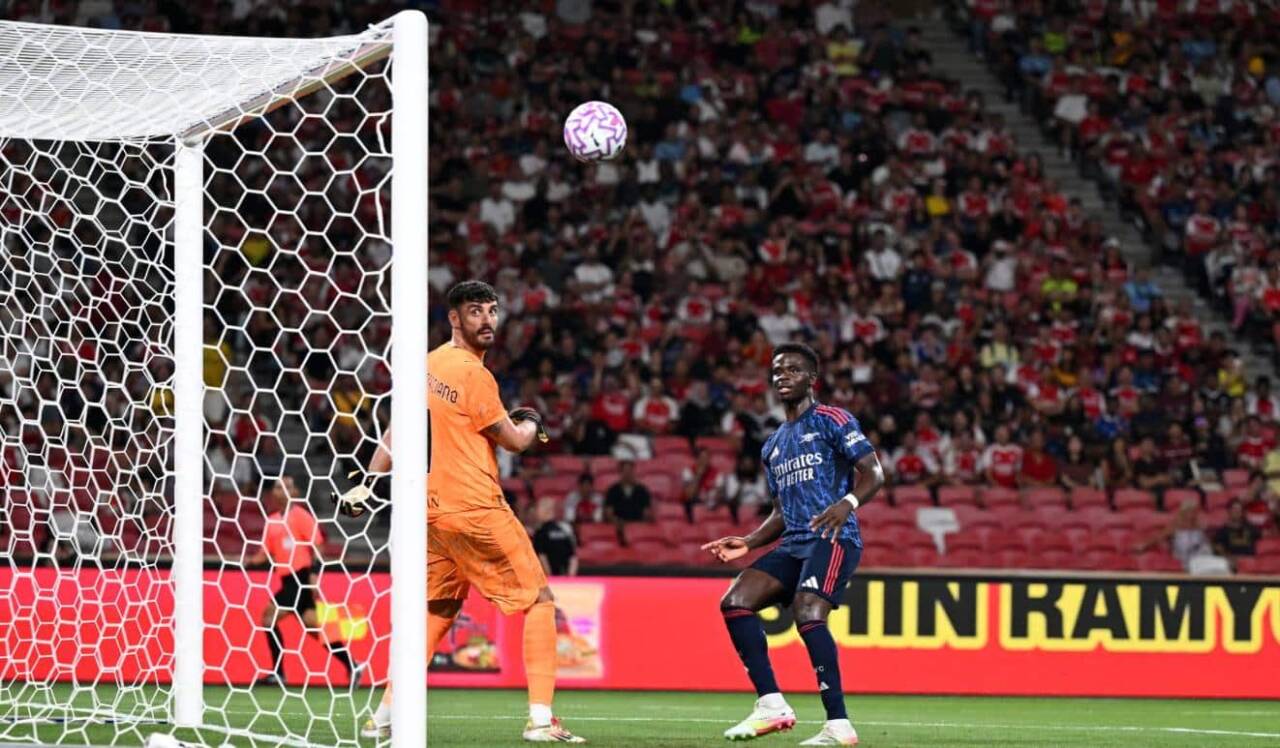 saka gol arsenal