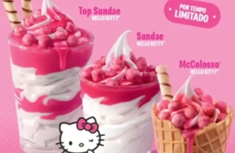 Além do McLanche Feliz Hello Kitty
