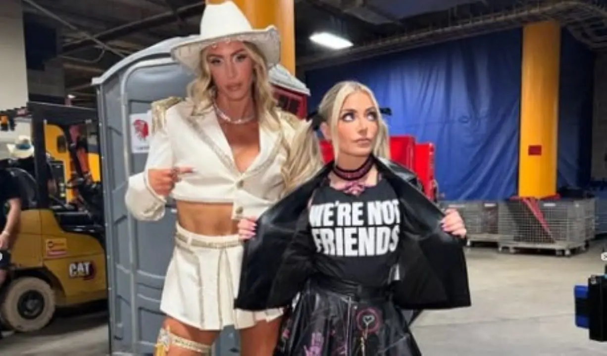 Alexa Bliss and Charlotte Flair