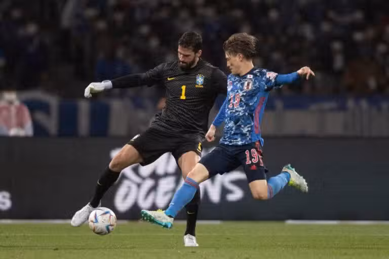 Alisson pela Seleção Brasileira