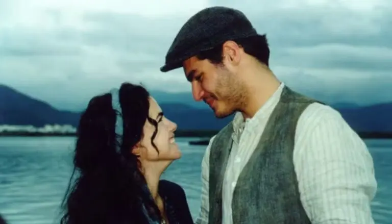 Ana Paula Arósio e Thiago Lacerda em Terra Nostra