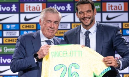Ancelotti e Samir Xaud