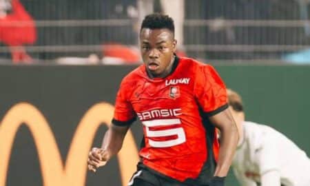 Andrés Gómez em ação pelo Rennes