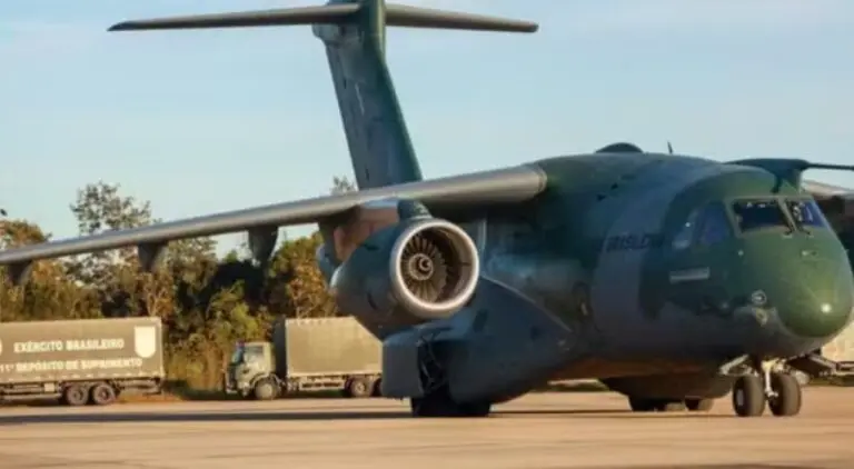 Avião da Força Aérea Brasileira.