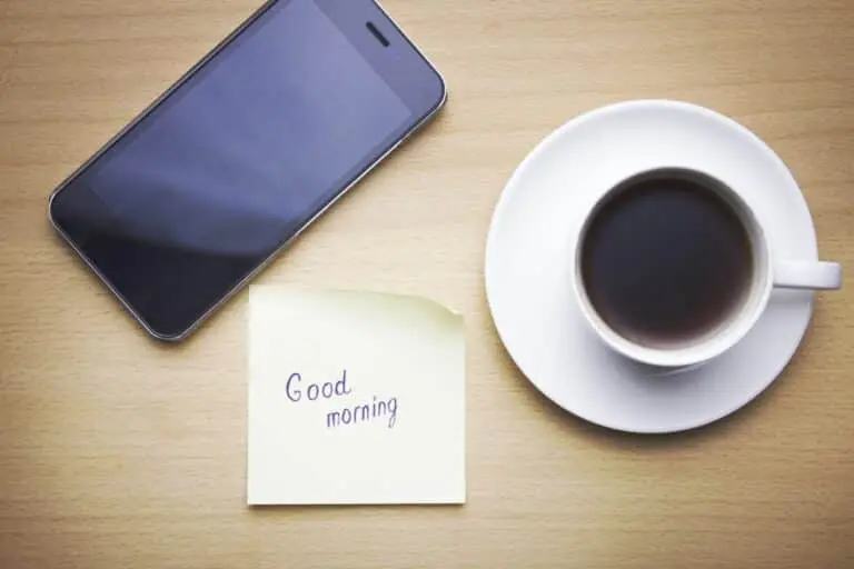 Bilhete de 'bom dia'
