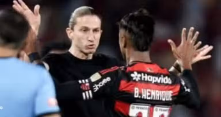 Bruno Henrique e Filipe Luis